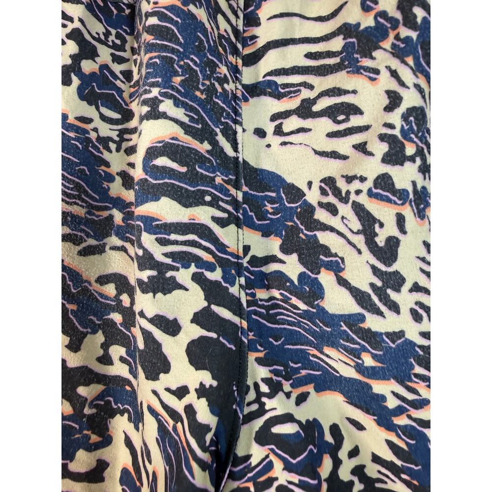 Lululemon Pool Shorts 7" Mens Small Lined Blue Cream Tiger Stripe RARE W7AYUS - Picture 3 of 9